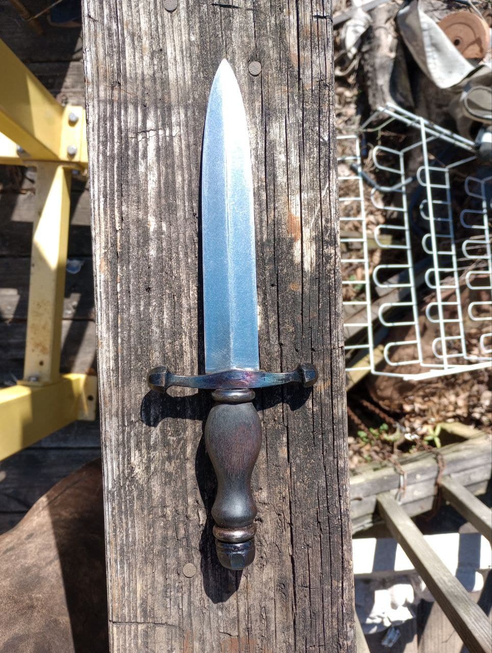 Decorative iron scrollwork panel